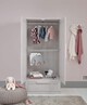 Atlas 3 Piece Cotbed Set with Dresser Changer and Wardrobe- White image number 10